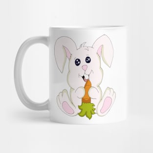 Cute Bunny With Carrot Mug